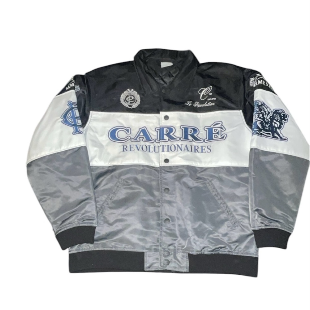 CARRE LA resolution Bomber Jacket Sz L $128 Retail New With Tags